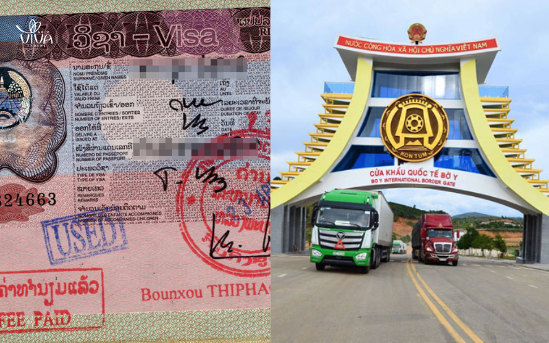 Documenti pronti_ visa per entrare in Laos via terra