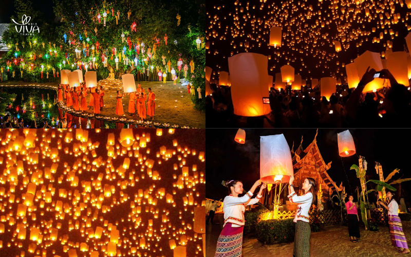Mille lanterne illuminano i cieli di Chiang Mai