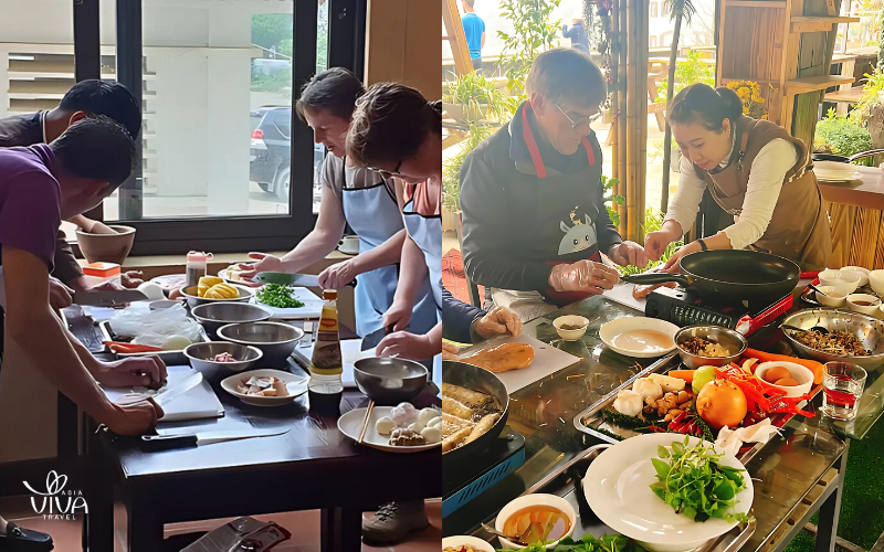 Joining a traditional cooking session with a local family in Sapa