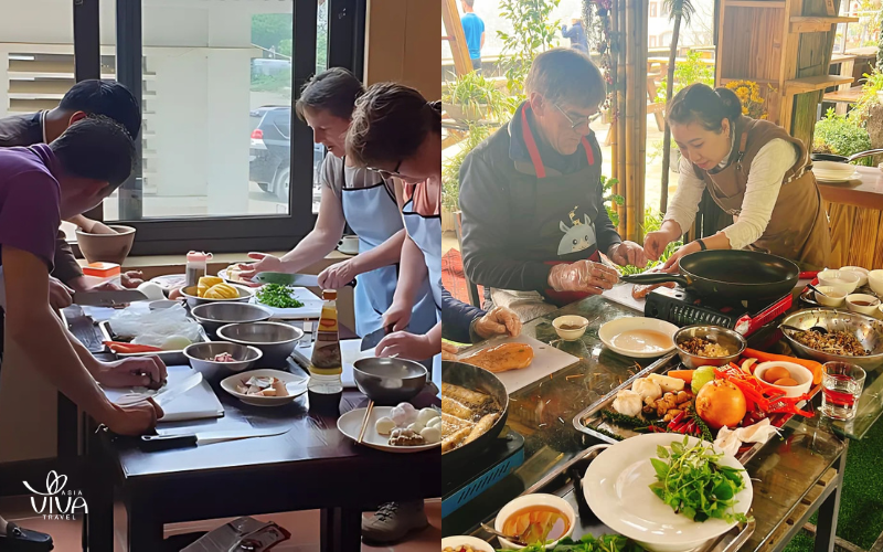 Joining a traditional cooking session with a local family in Sapa