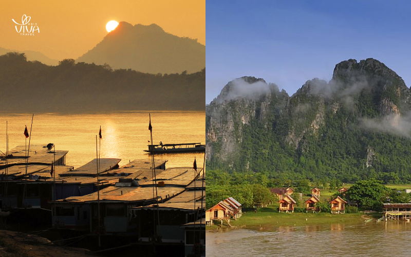 La luna piena sul Mekong_ il cuore poetico della bandiera laotiana