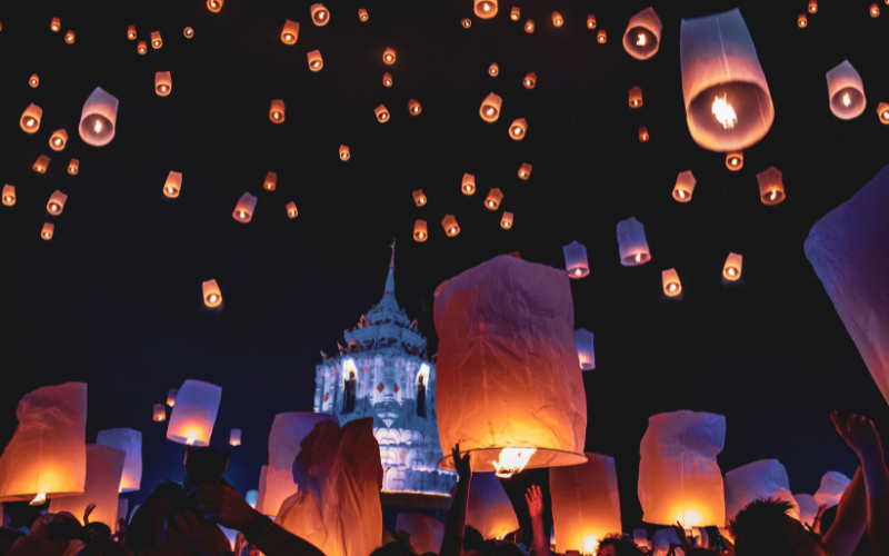fete des lumieres chiang mai