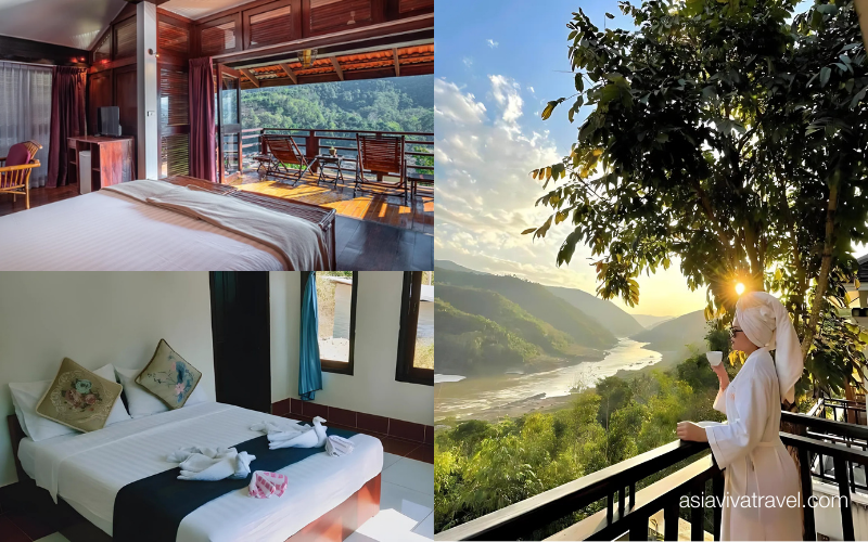 Accommodation options in Pakbeng: luxury to budget