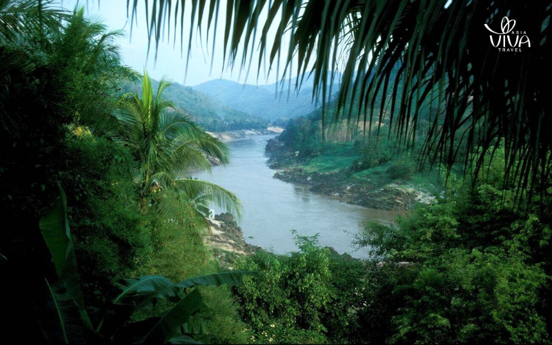 Panoramic view of Pakbeng