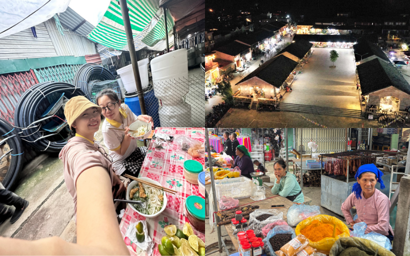 Dong Van market and Old Town