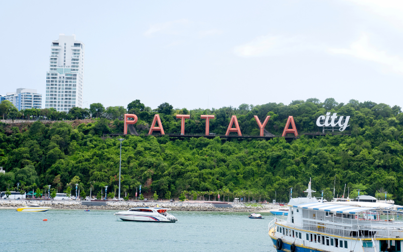 Vue panoramique sur Pattaya Thaïlande