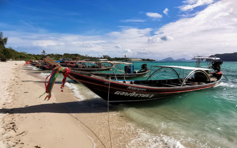 Plage de Koh Samui en saison sèche