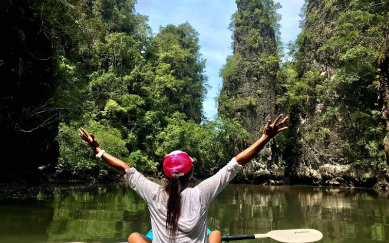 Kayak mangroves Ao Thalane Krabi Thaïlande