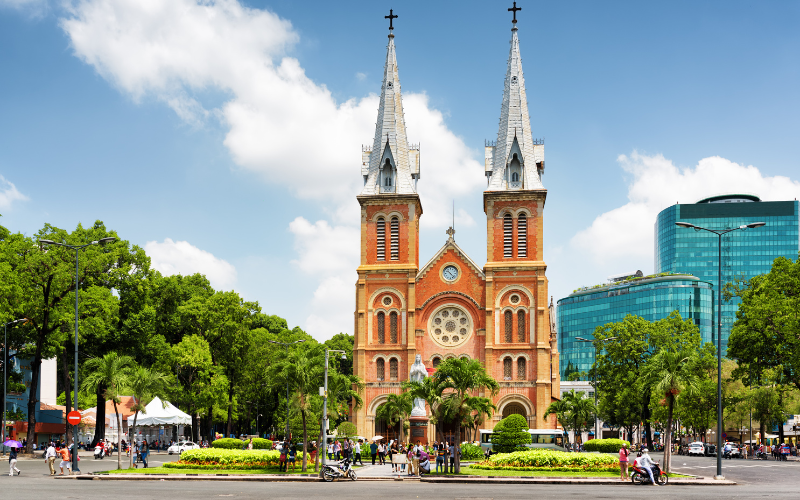 Climat tropical ensoleillé dans le Sud du Vietnam