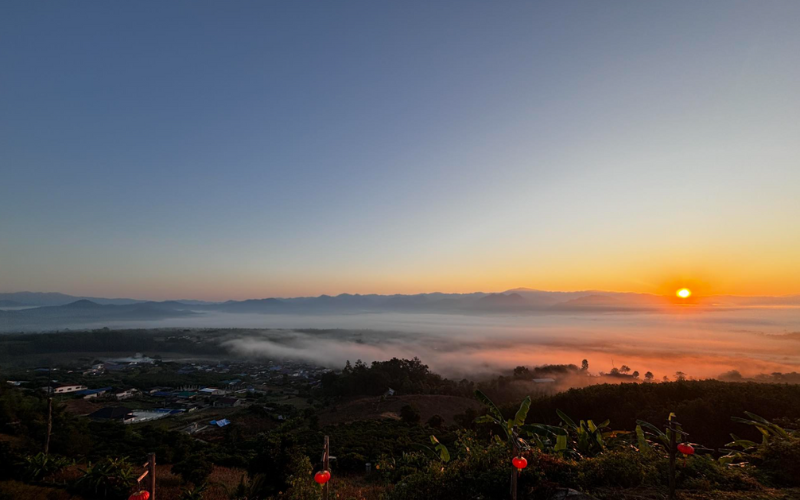 Yun Lai Viewpoint lever du soleil Pai