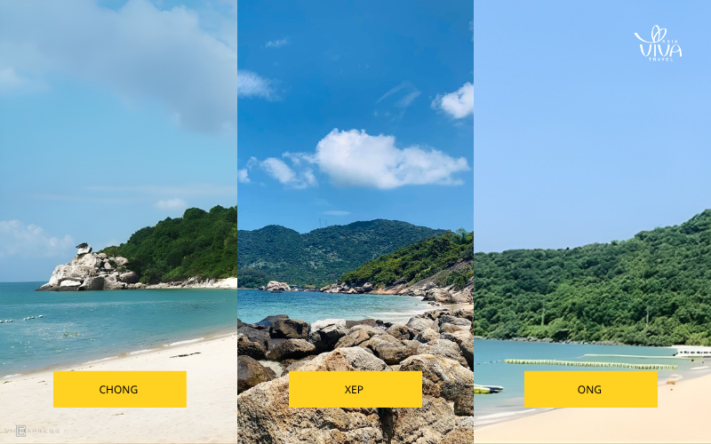 Tre spiagge, tre anime diverse delle Cham