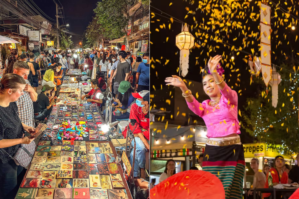 Ploen Ruedee Night Market and Dance Shows